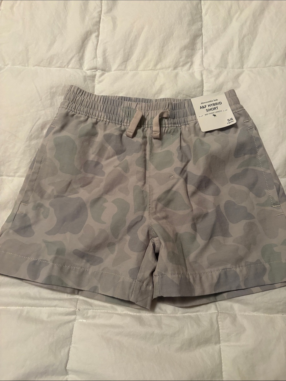 A&F Hybrid Short - Light Gray Camo